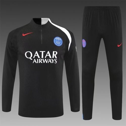Player Version 2025/26 Paris SG Black Thailand Soccer Uniform-801