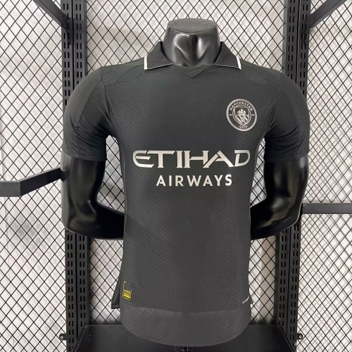 Player Version 2025/26 Manchester City Away Black Thailand Soccer Jersey AAA-XY