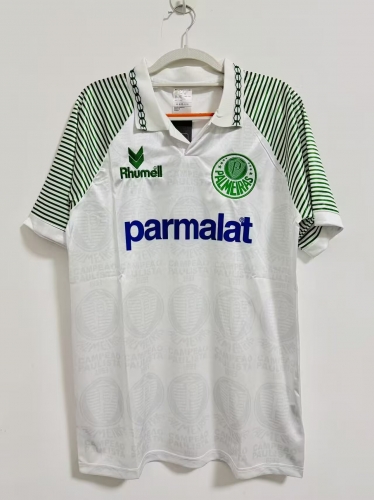92/93 Retro Version SE Palmeiras Away White Thailand Soccer Jersey AAA-FY