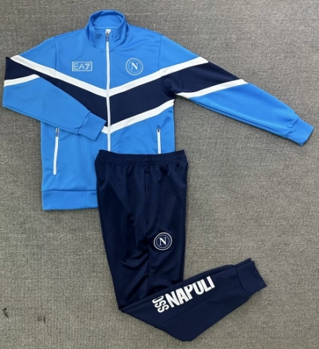 2025/26 Napoli Blue Soccer Jacket Uniform-LH