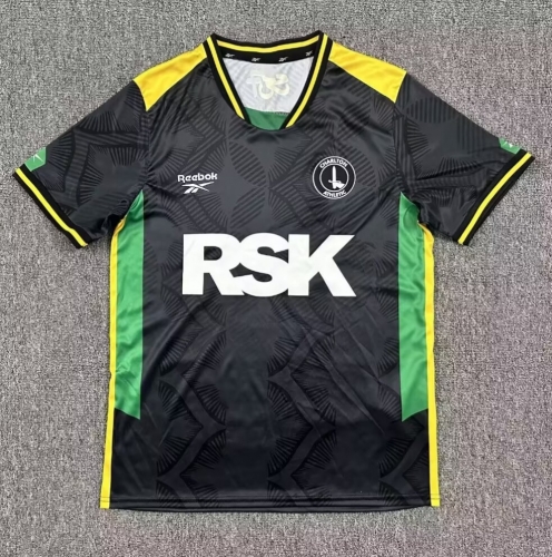 2025/26 Charlton Athletic 2nd Away Black Thailand Soccer Jersey AAA-1040