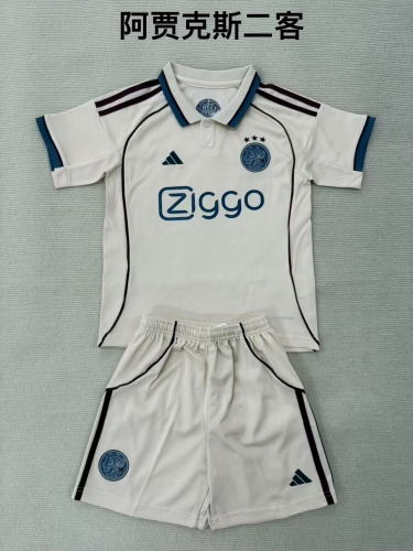 2025/26 Ajax 2nd Away Yellow Soccer Uniform-208