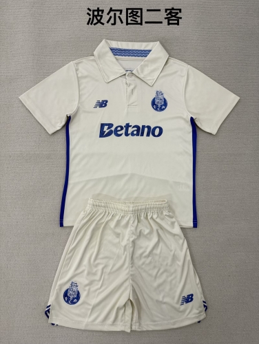 2025/26 Porto 2nd Away White Soccer Uniform-208