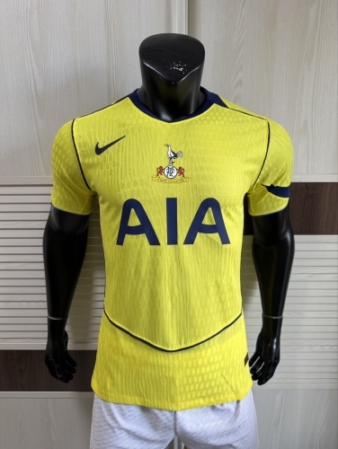 Player Version 2025/26 Tottenham Hotspur 2nd Away Yellow Soccer Jersey AAA-308/MY/XY