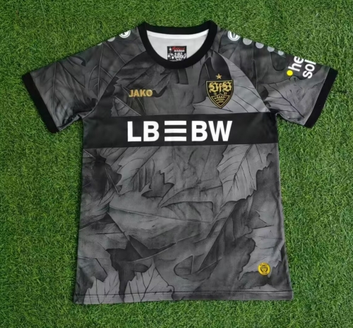 2025/26 VfB Stuttgart 2nd Away Black Thailand Soccer Jersey AAA-417/23/416