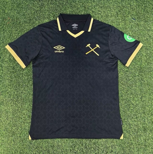 2025/26 West Ham United 2nd Away Black Thailand Soccer Jersey AAA-416
