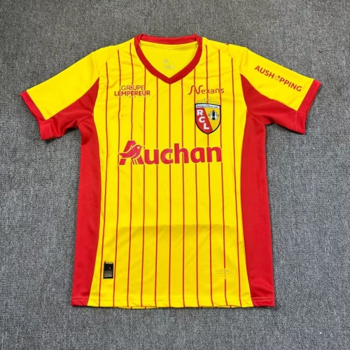 2025-26 Lens Home Yellow Thailand Soccer Jersey AAA-417