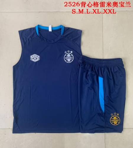 2025/26 Grêmio FBPA Royal Blue Soccer Vest Suit-815