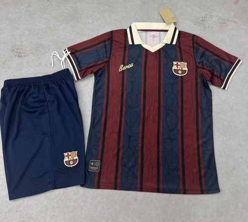 125th Commemorative Version 2025/26 Barcelona Red & Blue Soccer Uniform-315