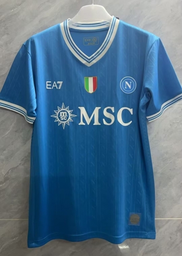 2025/26 UEFA Champions League Napoli Home Blue Thailand Soccer Jersey AAA-07