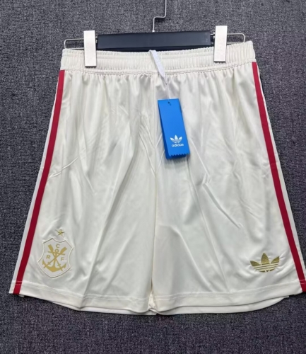 2025/26 CR Flamengo 2nd Away White Thailand Soccer Shorts-315