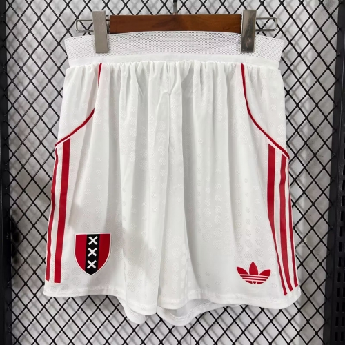 Player Anniversary Version 2025/26 Ajax White Thailand Soccer Shorts-XY