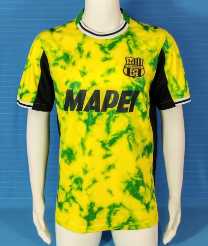 2025/26 US Sassuolo Calcio 3nd Away Yellow Thailand Soccer Jersey AAA-503