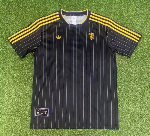 2025/26 Retro Commemorative Version Manchester United Black Thailand Soccer Jersey AAA-510/416/811