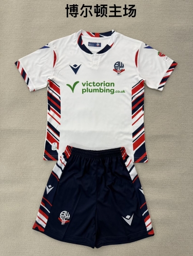 2025/26 Bolton Wanderers Home White Soccer Uniform-208