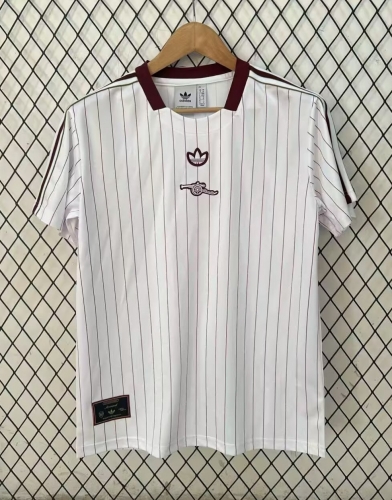 2025/26 Retro Arsenal White Thailand Soccer Jersey AAA-23/510/311