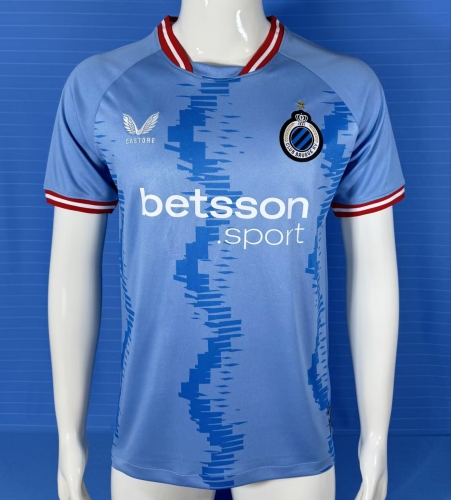 2025/26 Club Brugge 2nd Away Blue Thailand Soccer Jersey AAA-503