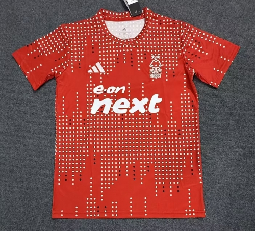 2025/26 Nottingham Forest Red Thailand Pre-Game Soccer Jersey AAA-23