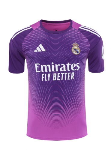 2025/26 Rea Madrid Goalkeeper Purple Thailand Soccer Training Jerseys-418