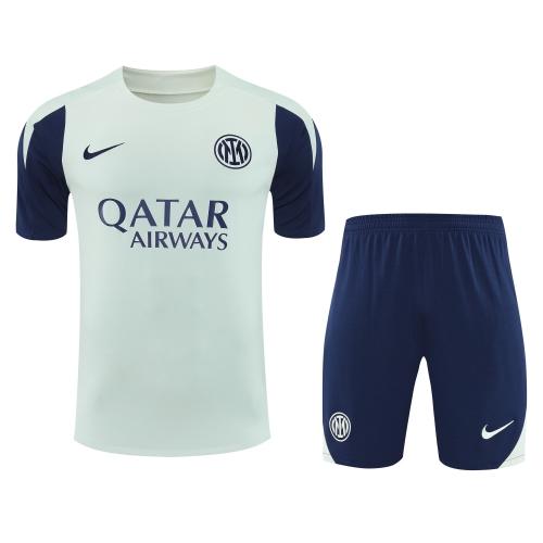 2025/26 Inter Milan Light Green Thailand Soccer Training Uniform-418