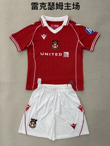 2025/26 Wrexham Home Red Soccer Uniform-208