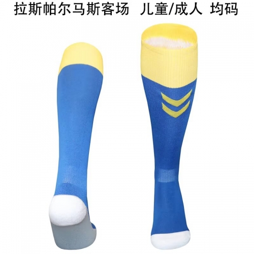 Adult/Kids 2025/26 UD Las Palmas Away Blue Thailand Soccer Socks