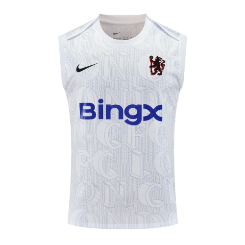 2025/26 Chelsea White Thailand Training Soccer Vest-418