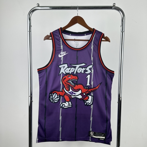 2026 Season Retro Version NBA Toronto Raptors Purple #1 Jersey-311