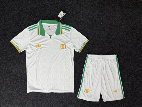 2025/26 AS Roma 2nd Away White Soccer Uniform-315