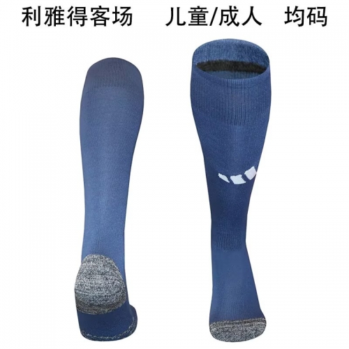 Adult/Kids 2025/26 Al-Nassr FC Away Royal Blue Thailand Soccer Socks