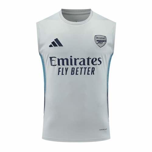 2025/26 Arsenal Gray Thailand Training Soccer Vest-418