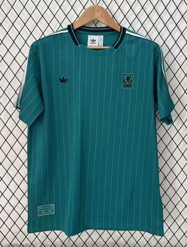 2025/26 Retro Version Liverpool Green Thailand Soccer Jerseys AAA-23/811/510