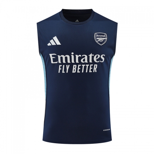 2025/26 Arsenal Royal Blue Thailand Training Soccer Vest-418