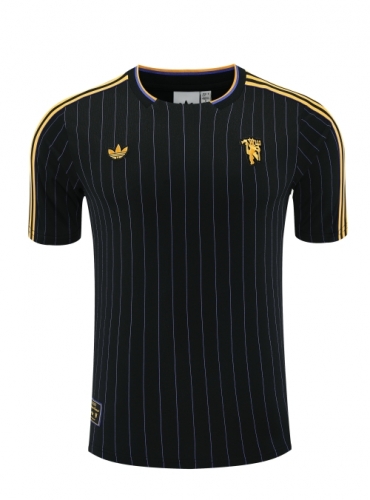 2025/26 Manchester United Black Thailand Soccer Training Jerseys-418