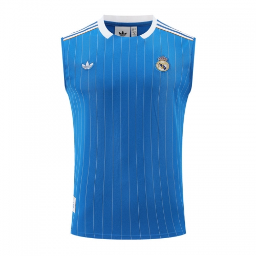 2025/26 Rea Madrid Blue Thailand Soccer Training Vest-418