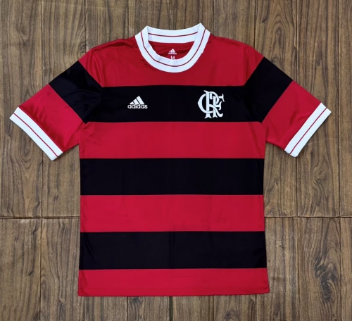 2018 Retro Commemorative Version CR Flamengo Red & Black Thailand Soccer Jersey AAA-510/601