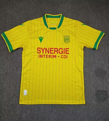 2025/26 FC Nantes Home Yellow Thailand Soccer Jersey AAA-1040/312/23
