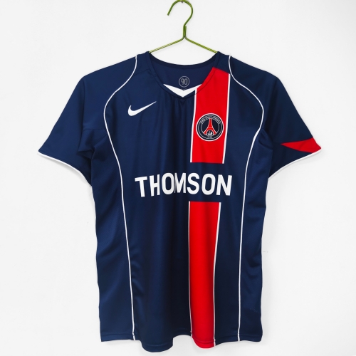 04/05 Retro Version Paris SG Home Royal Blue Soccer Thailand Jersey AAA-720