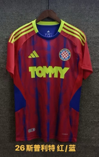 2025-26 Hajduk Split Red Thailand Soccer Jersey AAA-709