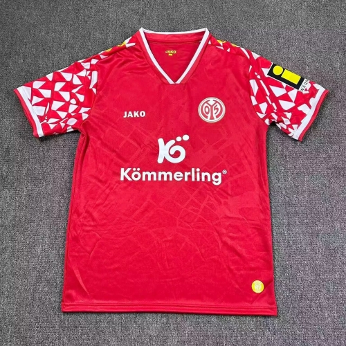 2025/26 FSV Mainz 05 Home Red Thailand Soccer Jersey AAA-417/1030