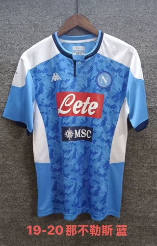 19/20 Retro Version Napoli Blue Thailand Soccer Jersey AAA-709