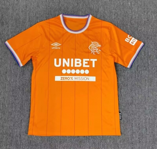2025/26 Rangers 3nd Away Orange Thailand Soccer Jersey AAA-BL/312/1040