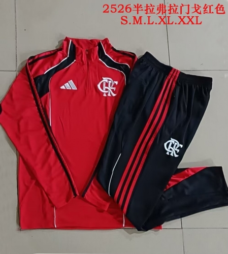 2025/26 Flamengo Red Thailand Tracksuit Uniform-815