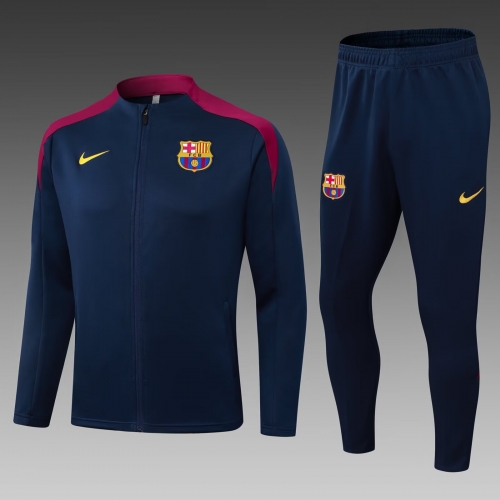 2025/26 Barcelona Royal Blue Thailand Soccer Jacket Uniform-411