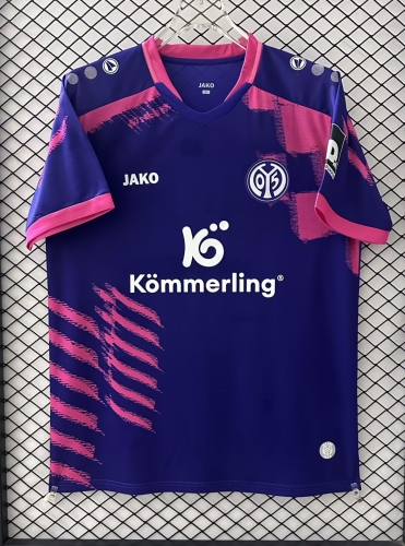2025/26 FSV Mainz 05 Away Blue Thailand Soccer Jersey AAA-GS