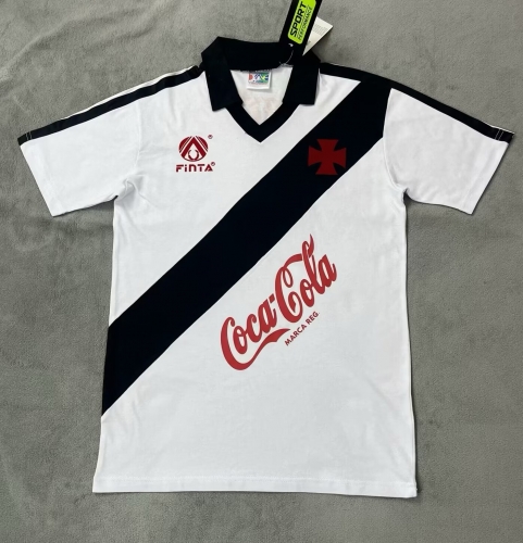 Retro Version CR Vasco da Gama White Thailand Soccer Jersey AAA-510