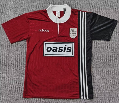 1996 Retro Version Oasis Red Thailand Soccer Jersey AAA-301/23