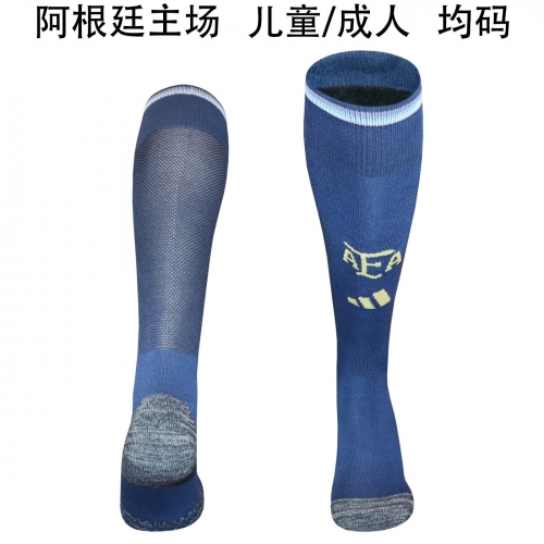2026/27 Argentina Home Blue Adult/Kids Thailand Soccer Socks