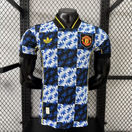 Player Version 2025/26 Special Version Manchester United Blue & White Thailand Soccer Jerseys AAA-XY