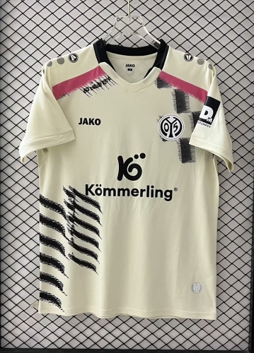 2025/26 FSV Mainz 05 2nd Away Yellow Thailand Soccer Jersey AAA-GS